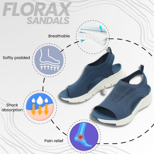 Florax™ - ergonomic orthopaedic sandals for pain relief