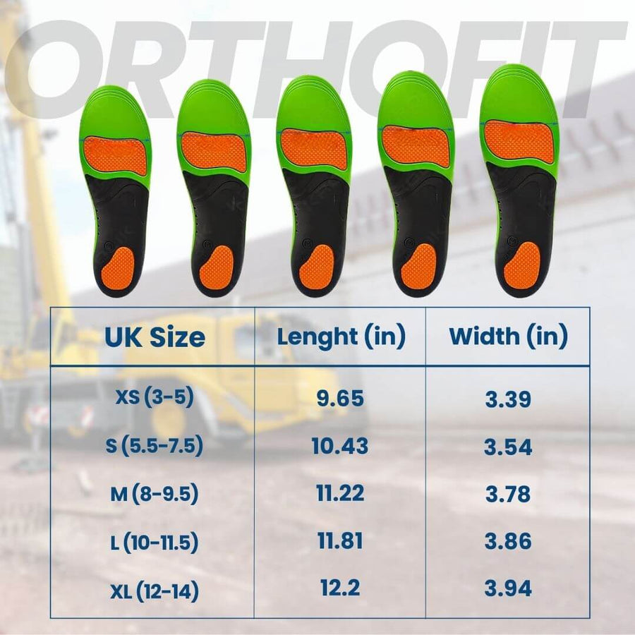 OrthoFit - Ergonomic Pain-Relieving Insoles for All Shoes (2 Pieces for Both Feet)