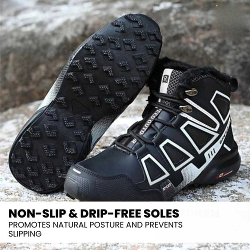 OrthoTrekking Pro - ergonomic pain-relieving trekking and hiking shoes for autumn and winter