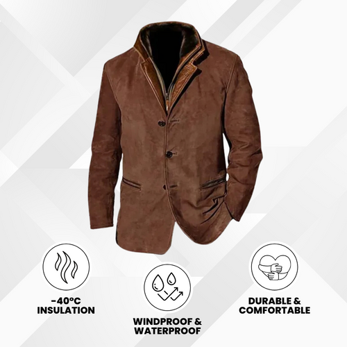 Clooney - high quality all day comfort leather jacket