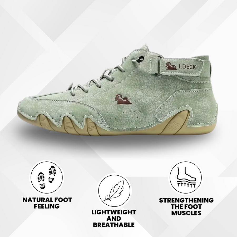 Alpaca – Ergonomic, Non-Slip & Waterproof Leather Barefoot Shoes for Natural Pain Relief