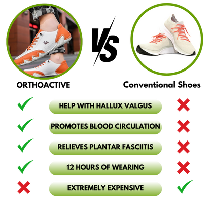 OrthoActive - ergonomic & pain relieving barefoot shoe for maximum comfort
