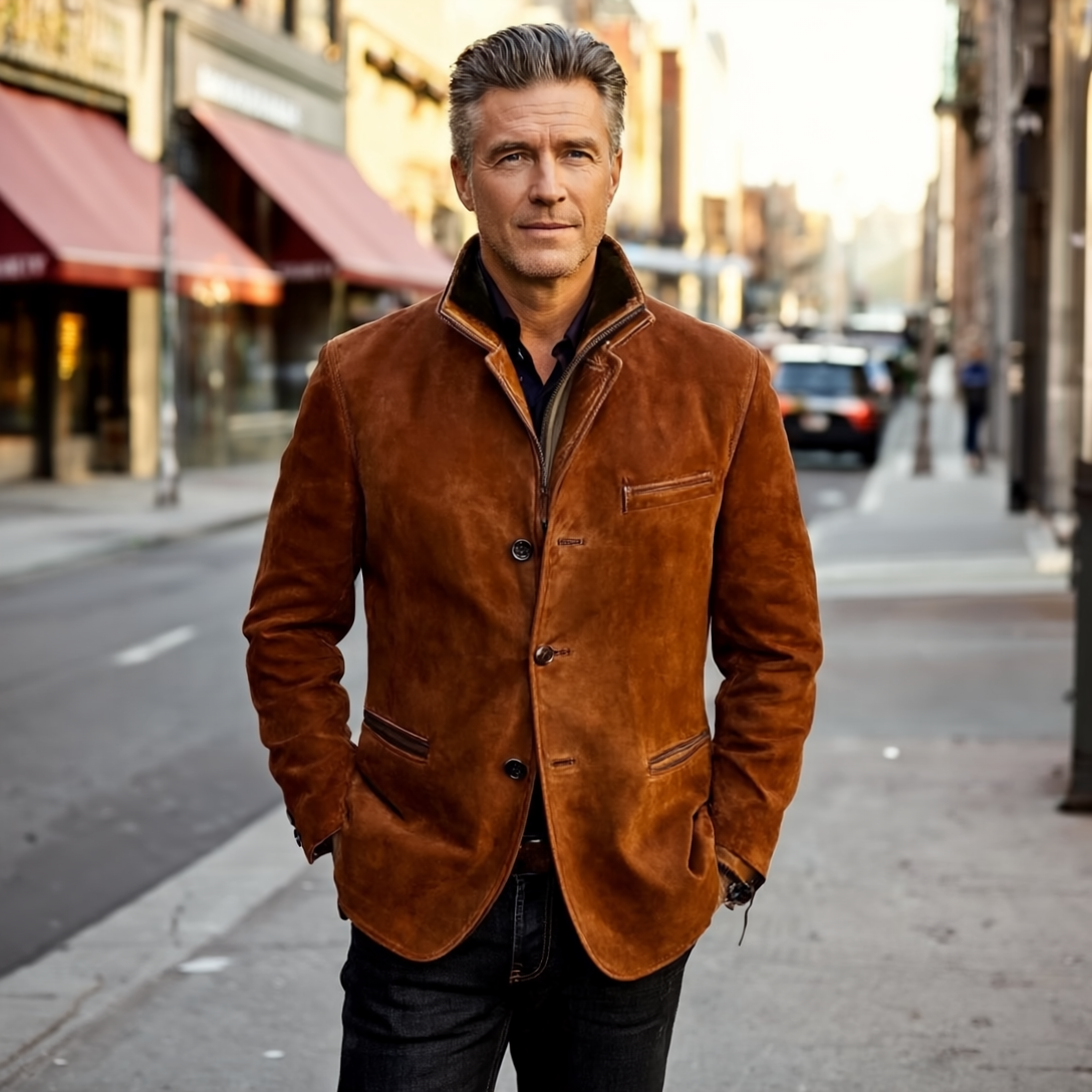 Clooney - high quality all day comfort leather jacket